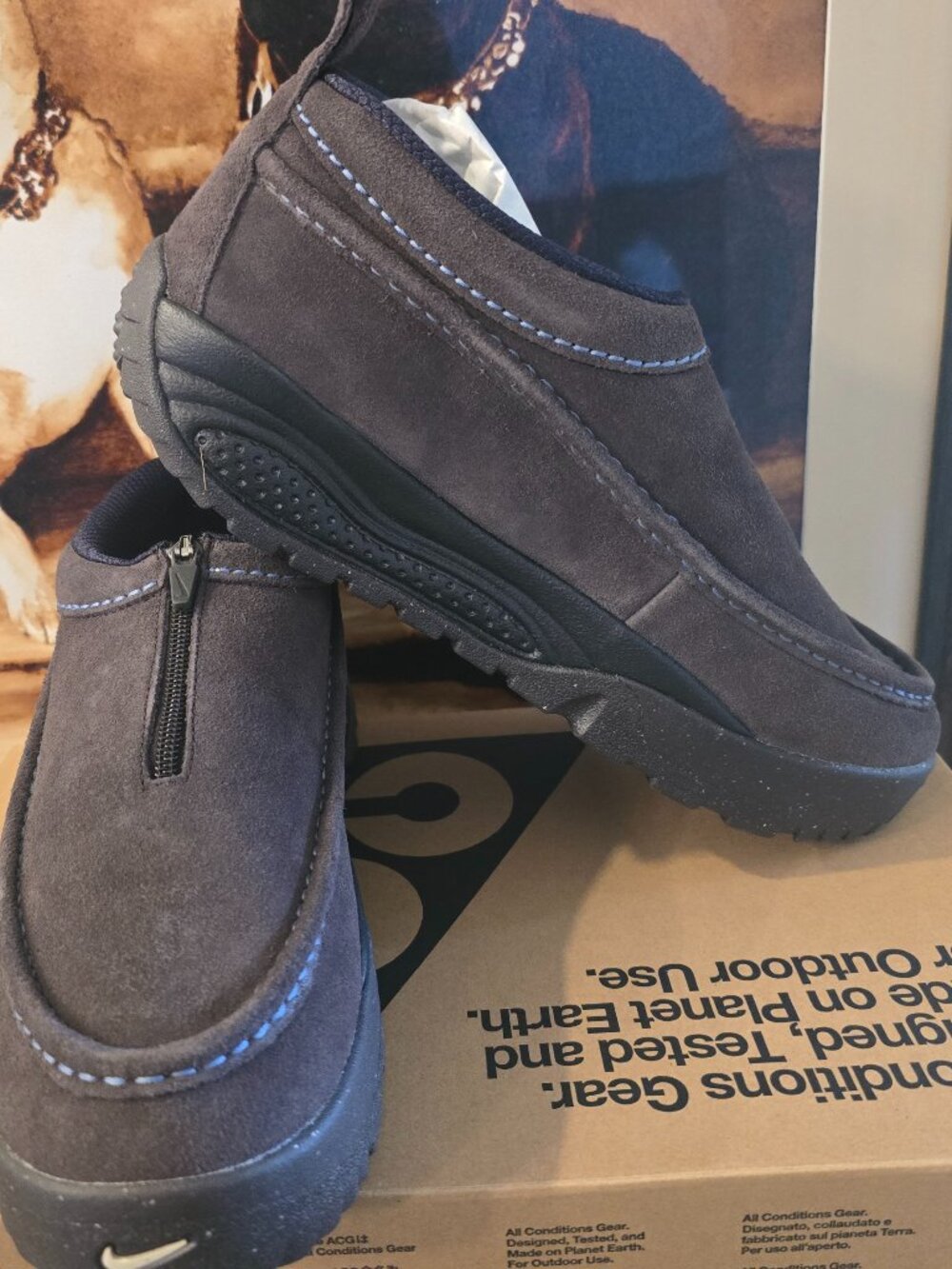 Nike ACG IZY SE Deep Brown Slip-on Casual Shoes IH3750-201 Mule Moc Men's 12